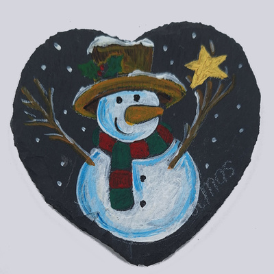 Snowman Heart