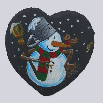 Snowman Heart