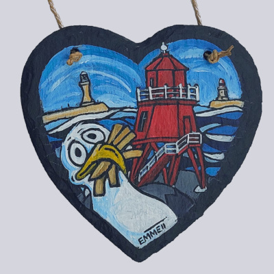 Herd Groyne Seagull Heart